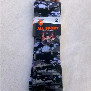 Camo New SOFSOLE  Socks-2 Pair Youth Size 10-4.5